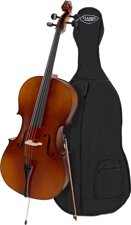 Classic Cantabile Violoncelle étudiant 4/4 SET y compris archet et poche