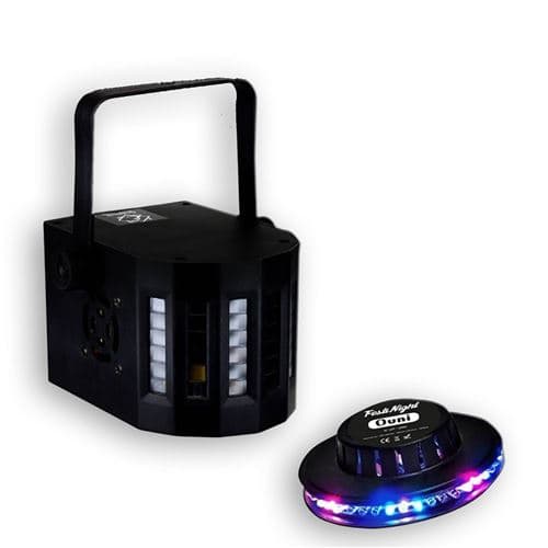 Lytor DERBY Kolor Noir EFFET LIGHT 4 LED RVBW + Roundmagic effet OVNI