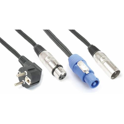 Power Dynamics PD Connex AAP20 Câble combiné pour enceintes actives 20