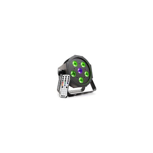 BEAMZ Bfp110 Flatpar, 5x Led De 6w Et 1x Led Uv, Rgb-uv, Mode Dmx
