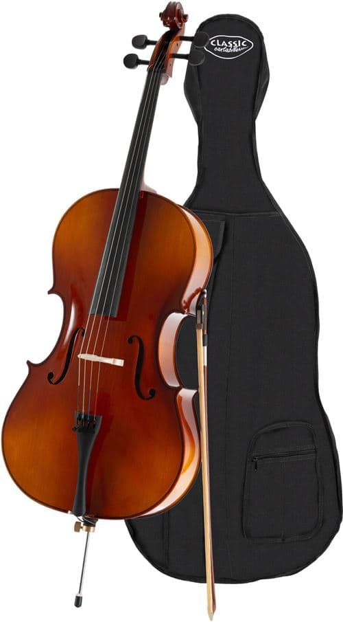 Classic Cantabile Violoncelle étudiant 3/4 SET y compris archet et poche