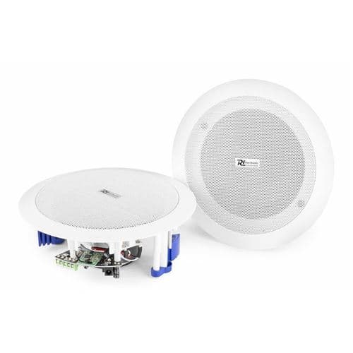 Power Dynamics CSBT60 Set d enceintes de plafond ampli 5,25"" blanc