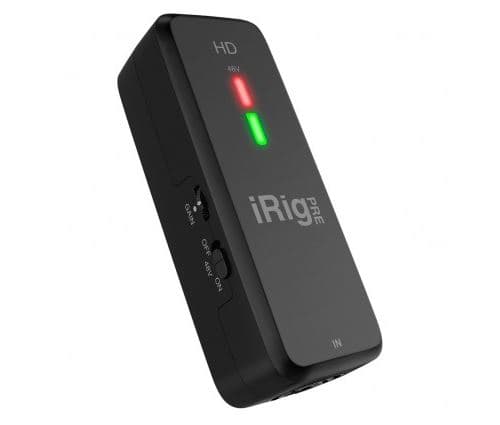 IK Multimedia iRig PRE HD Préamplificateur microphones XLR pour appareils mobiles