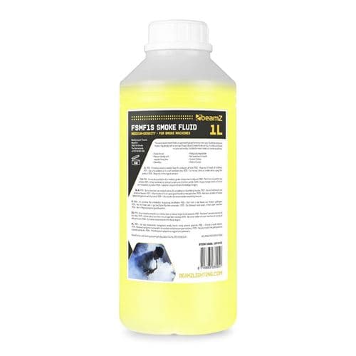 BEAMZ FSMF1S Liquide pour Machine à Fumée 1L Moyenne Densité