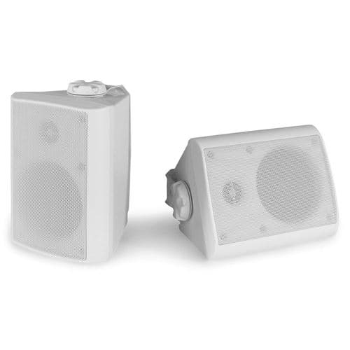 Power Dynamics BGO40 Set Enceintes sono 2 voies Woofer 4 & tweeter haute fréquence 3/4 Blanc