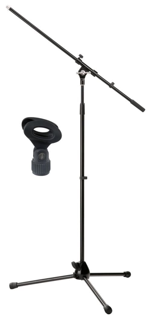 Pronomic MS-15 Pro pied de microphone noir avec