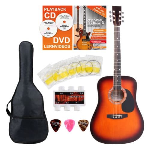 Classic Cantabile démarrage incl. kit d accessoires à 5 pièces, sunburst