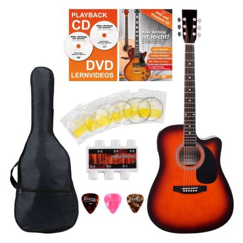 Classic Cantabile pick-up, pack démarrage à 5 pièces sunburst