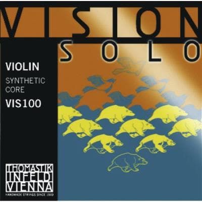 Thomastik Violons VISION SOLO VIOLON 4/4 JEU DE CORDES RE ARGENT VIS101