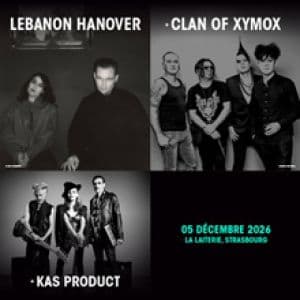 Affiche, Lebanon Hanover + Clan of Xymox