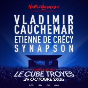 Affiche, Vladimir Cauchemar + Etienne de Crécy + Synapson