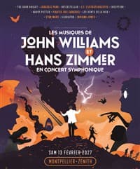 Affiche, Les Musiques de John Williams et Hans Zimmer en concert symphonique