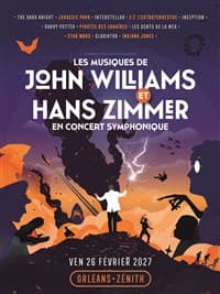 Affiche, Les Musiques de John Williams et Hans Zimmer en concert symphonique