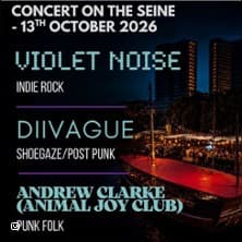 Affiche, VIOLET NOISE x DIIVAGUE x ANDREW CLARKE