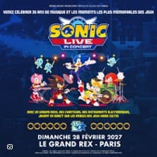 Affiche, Sonic - Live in Concert