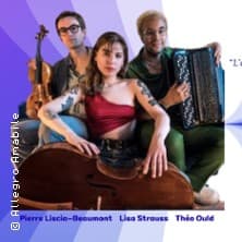 Affiche, P. Liscia + L.Strauss + T.Ould - Philia Trio Violon Violoncelle Accordéon