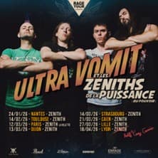 Affiche, Ultra Vomit - Les Zéniths de la Puissance - Tournée