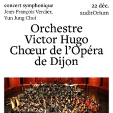 Affiche, Orchestre Victor Hugo & Chœur de l'Opéra de Dijon Lumières