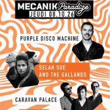 Affiche, Purple Disco Machine + Selah Sur + Caravan Palace + Machines Vivantes
