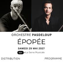 Affiche, Épopée - Orchestre Pasdeloup