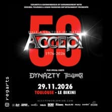 Affiche, Accept 50Th Anniversary Tour 2026