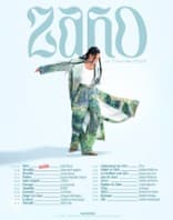 Affiche, Zaho - La Tournée