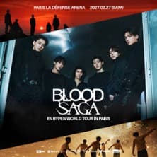 Affiche, Enhypen - World Tour 'Blood Saga'