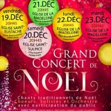 Affiche, Grand Concert de Chants Traditionnels de Noël - Orchestre Hélios