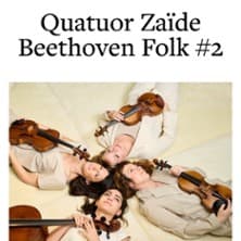 Affiche, Quatuor Zaïde Beethoven Folk #2